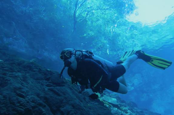 Um maravilhoso mergulho na Lagoa Misteriosa, em Bonito, no Mato Grosso do Sul